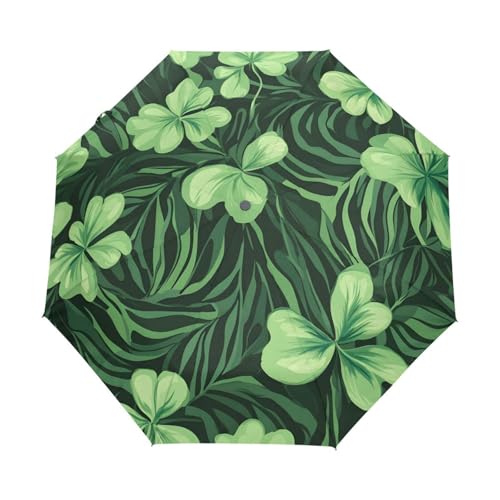 Parapluie trèfle vert ouverture automatique compact GAIREG