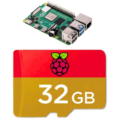 STEADYGAMER - 32GB Raspberry Pi Preloaded (Raspberry Pi OS/Raspbian) Extreme Micro SD Card | 5, 400,...