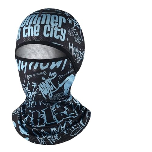 Bandana cyclisme homme en soie glacée cagoule d'été anti-UV