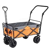 【LARGE LOADING CAPACITY】: The size of the trolley is 100*100*50cm, the loading area is 85x50x28 cm, the capacity is 100L, and the maximum load is 100kg.