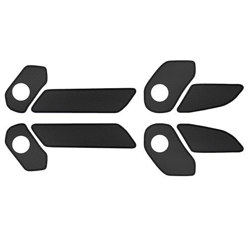 Aviles 【傷防止】(ドアトリム) スズキ 新型 ハスラー MR52S MR92S キックガード マット ドアトリムガード 傷防止カバー カーボン柄