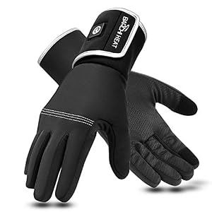 BARCHI Heated Glove Liners for Men and Women,Rechargeable Heated Gloves,Electric Hand Warmers,Suitable for Winter…