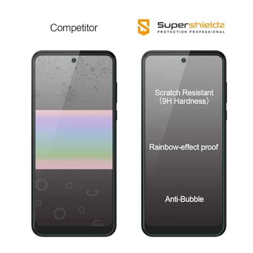 Image of Supershieldz (2 Pack) Designed for Motorola Moto G Play (2023) Tempered Glass Screen Protector, Anti Scratch, Bubble Free