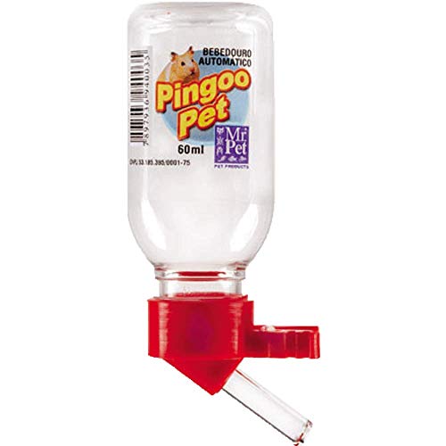 Bebedouro Hamster Pingoo 120ml Vidro Mr Pet para Cães