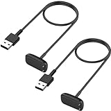 Charger for Fitbit Charge 5 / Charge 6, Replacement Magnetic USB Charging Cable for Fitbit Charge 5 / Charge 6 / Fitbit Luxe Smartwatch (2)