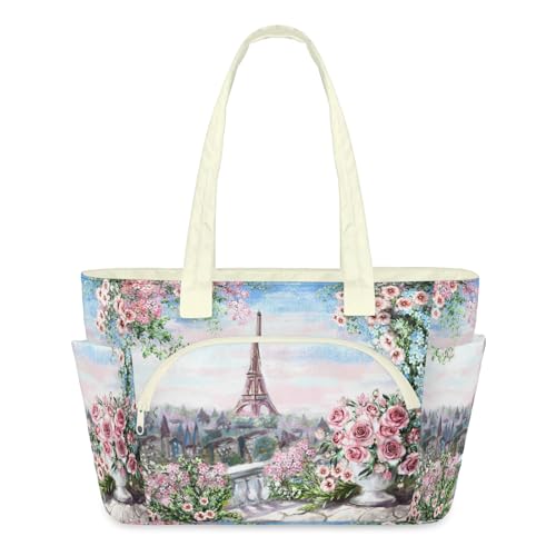 Sac fourre-tout femme léger matelassé avec grand zip pour grand voyage