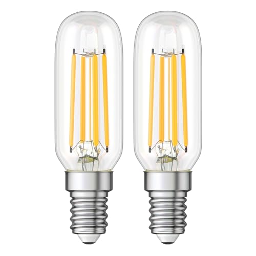 ledscom.de 2 Pieces E14 LED Bulb, T25, Warm White (2900 K), 4.2 W, 507lm, 507lm (4.2w) / T25 / Light Colour: Warm White, Pack of 2