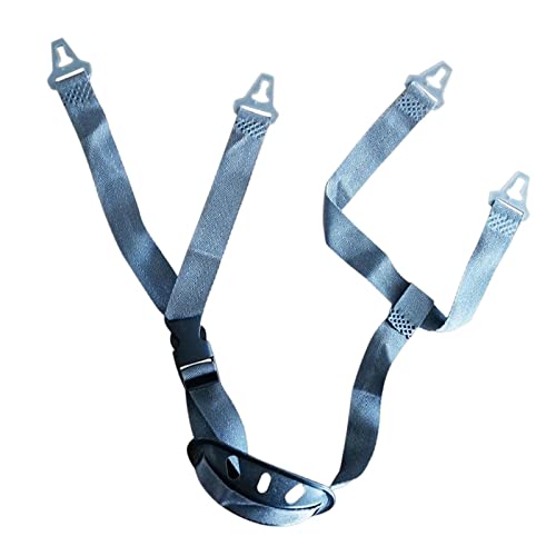 predolo Safety Helmet Chin Strap Helmet Jaw Strap Hardhat Chin Strap Quick Release Buckle for Traveling, T Hole Blue