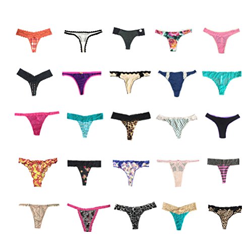 Underwear for Women 12 Pack Variety of G-String T-Back Thong Panties Tanga3