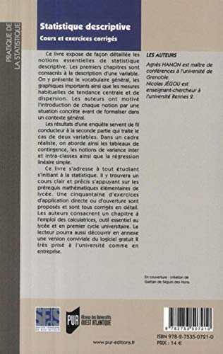  Statistique descriptive Livre PDF Gratuit