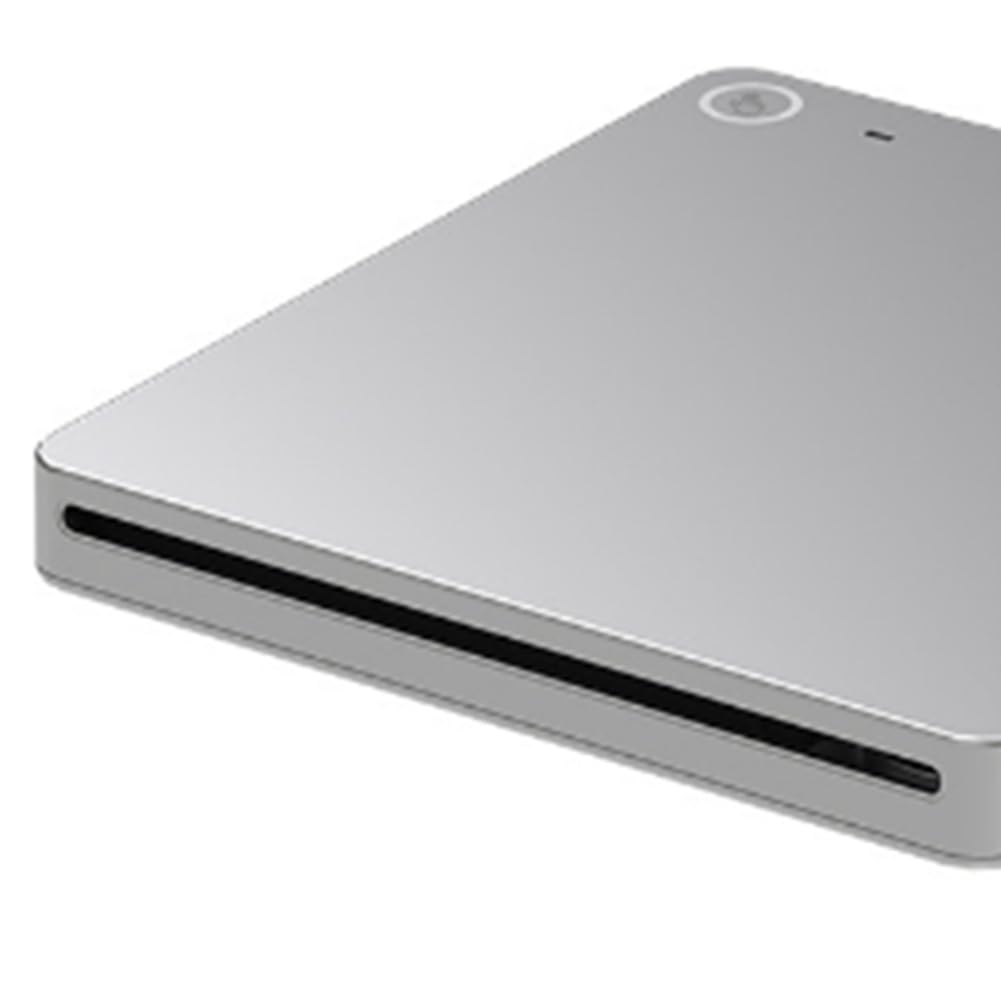 JANZU Unidad Externa de DVD USB 3.0 Tipo C Grabadora Ranura Ultradelgada