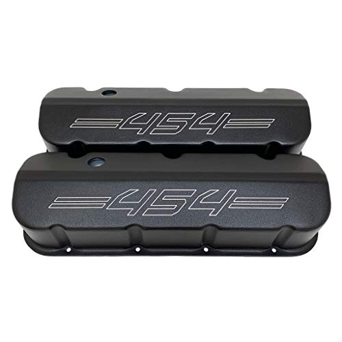 Big Block Chevy 454 Valve Covers - Tall Die-Cast Aluminum - Black