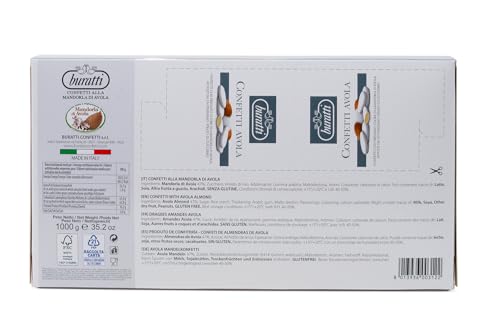 Buratti Confetti Avola Mit weißer Schokolade Uberzogene Mandeln, 1 Stück