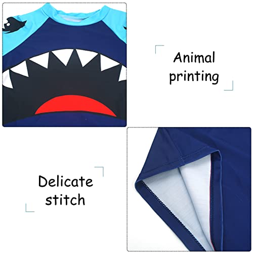 Happy Cherry Kids Two Piece Long Sleeve Boys Swimsuits UPF50+ Rash Guard Bathing Suit Beachwear2