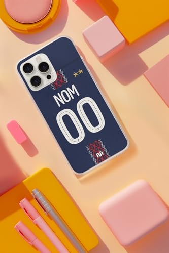 Coque antichoc iPhone 16 personnalisable supporter foot Paris CS