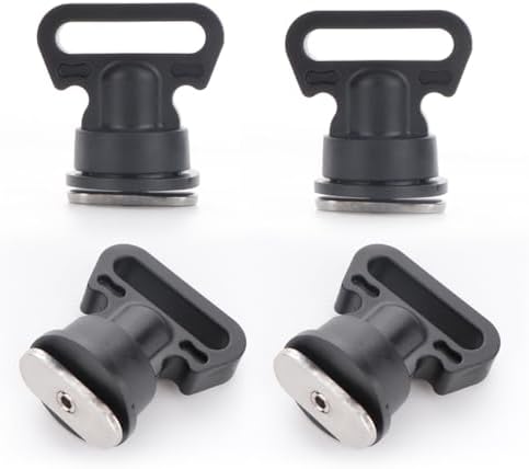 4 Pcs Tie Downs, Vertical Tie Down for Kayak Track Mount