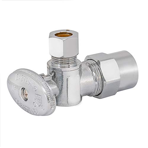 image for Eastman 1/2 inch CPVC x 3/8 inch OD Compression Quarter Turn Angle Sto