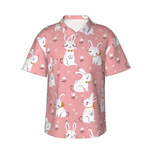 Chemise hawaïenne manches courtes douce et respirante pour homme