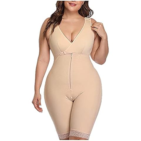 Full Body Shaper for Women Tummy Control Butt Lifter Shapewear Bodysuit Plus Size Waist Trainer Girdle Hip-Lifting (Color : Skin, Size : XL) Cover