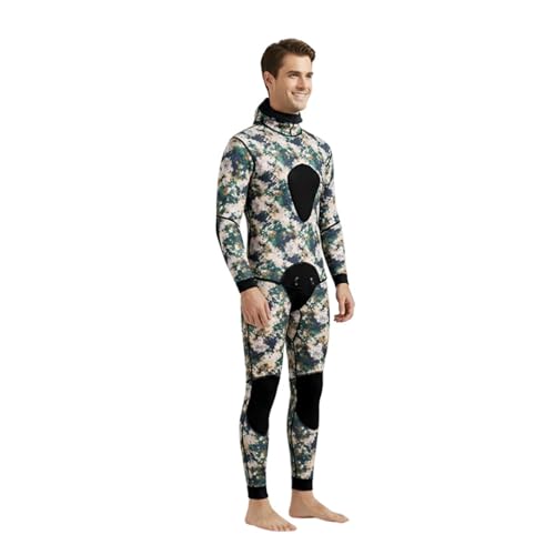 Traje de buceo de dos piezas con almohadilla para el pecho Elprico 3mm 2