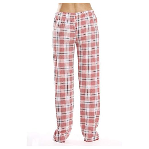 Vectry rutiga dampyjamasbyxor, pyjamasbyxor med dragsko, byxor, elastiska, långa byxor, fritidsbyxor, sovbyxor, nattkläder, byxor