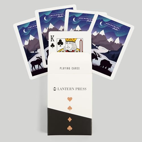Baraja de Poker 52 Cartas Anchorage Alaska Northern Lights miniatura 6