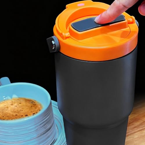 Cafetera portátil eléctrica 600 mL acero inoxidable miniatura 5
