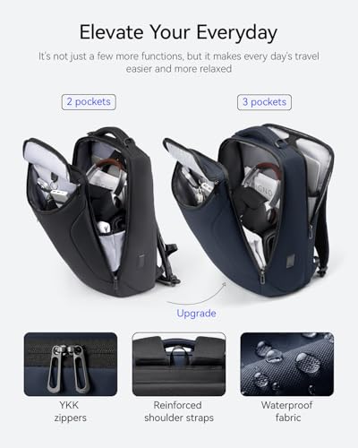 Image of MARK RYDEN Business Backpack for Men, 17.3 Inch Laptop Backpack | Waterproof Tech Backpack with USB Charging Port, Professional Work Backpack for Travel, Office, College, Commuting, Hiking