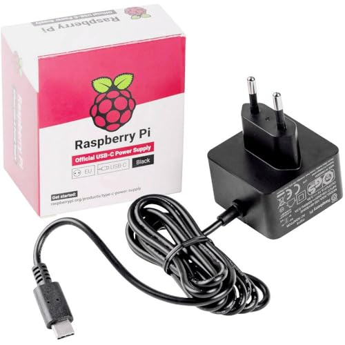 offizieller Raspberry Pi 5 USB-C Netzteil 27W USB-C Power Supply schwarz