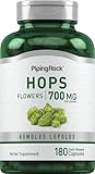 Piping Rock Hops Extract Supplement | 700mg | 180 Capsules | Humulus Lupulus | Non-GMO, Gluten Free