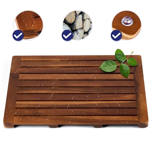 Upolana Teak Shower Mat