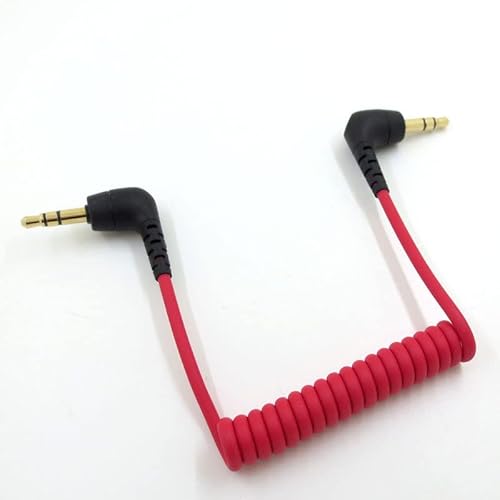 Taicols 3.5mm Cable Microphone Audio Patch Cable Compatible avec Rode SC7/BOYA-MM1 TRS vers TRS Patch Adaptateur Microphone Cable Male à Male Prise