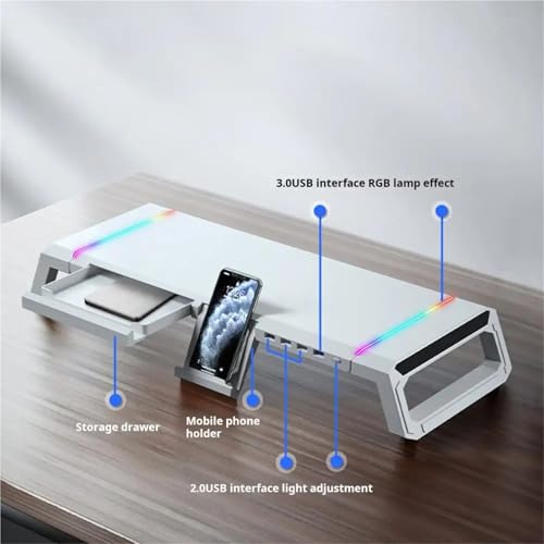Support de moniteur RVB robuste pour charge lourde d'ordinateur