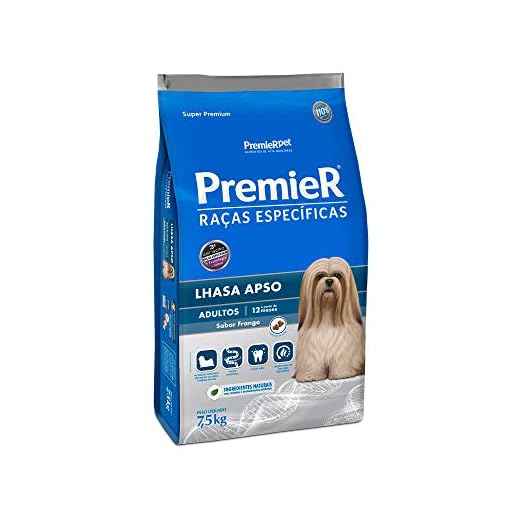 Ração Premier Lhasa Apso Raças Específicas Cães Adultos - 7,5kg