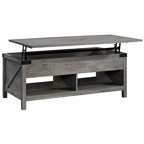 Sauder Bridge Acre Wood Lift-Top Coffee Table In Mystic Oak, Mystic Oak Finish #TOP1