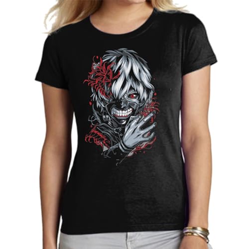 the Fan Tee Camiseta de Adulto de Mujer Dibujos Animados Tokio Anime japonés – Banda Callejera y Líder del Rubio, Mikey, Gang 005 S