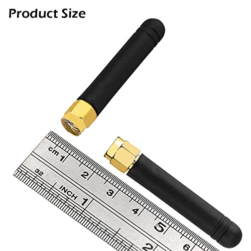 Geekstory 4 peças de antena LoRa de 915 MHz U.FL IPEX para SMA antena conector para placa Lora ESP32