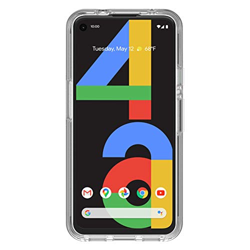 OtterBox Symmetry Clear Series Case for Google Pixel 4a (ONLY, Not Compatible with 5G Version) - Stardust (Silver Flake/Clear) - image 3