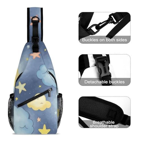 Mochila Deportiva Tipo Sling para Senderismo y Uso Diario miniatura 3