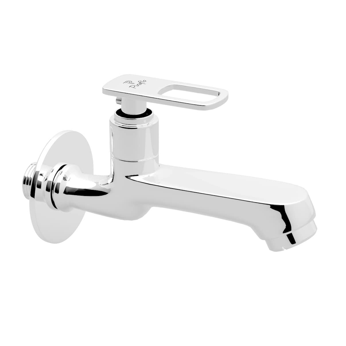 Pixaflo Cassia Brass Long Body Bib Cock Tap with Wall Flange (Chrome) (B0B5RR6VY9) Amazon Price History, Amazon Price Tracker