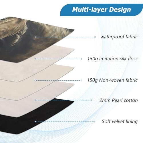 Funda para laptop 13-14 pulgadas impermeable con diseño caballo miniatura 4