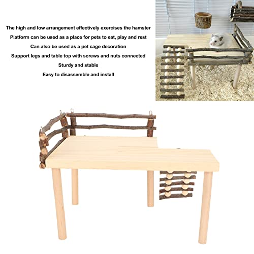 Kit plateforme d'escalade hamster en bois pour éviter l'ennui en cage - 8