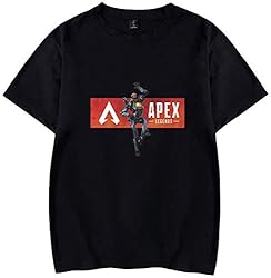 Pandolah メンズ シャツ Tシャツ ゲームロゴ APEX LEGENDS エーペックスレジェンズ 人気 キャラクター 半袖