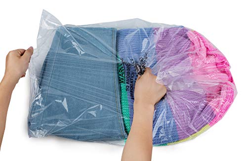 Paknseal Clear 18X24 Self Seal Poly Bags, Suffocation Warning (100 Count) #TOP5