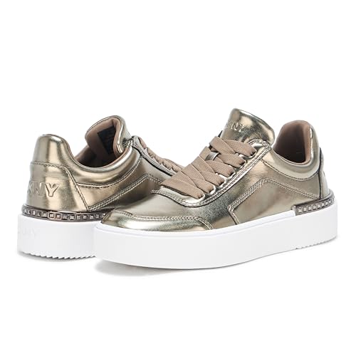 Image of DKNY Womens Beverley Everyday Platform Lace Up Sneaker