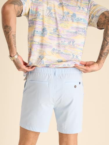 Image of Chubbies Everywear Men's Shorts - Mens Shorts Casual 6in Inseam, Elastic Waist, Water-Resistant, Zipper Pocket