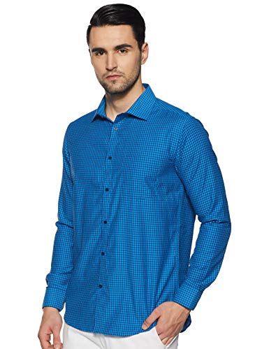 70% OFF on Knighthood Men's Checkered Slim fit Formal Shirt