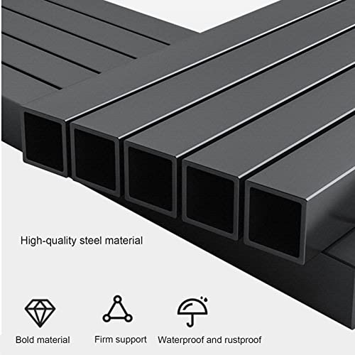 Escurreplatos negro para platos sobre el fregadero, escurridor vertical de acero inoxidable (65 cm)