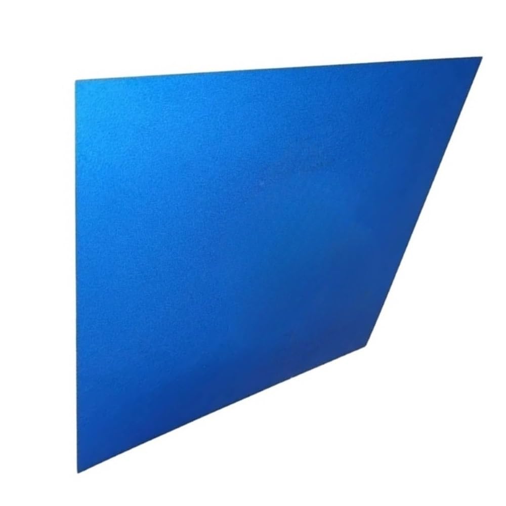 Glatte Platte aus eloxiertem Aluminium, blau gebürstete Oberfläche, 5052 Aluminiumfolie, Dicke 0,8–2 mm, for Bastelarbeiten(200x200x1.5mm)