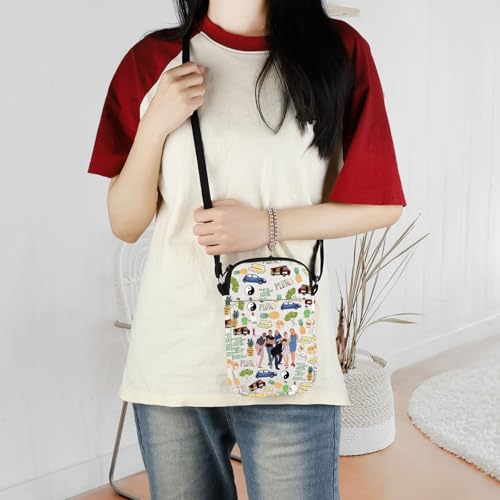 ENSIANTH Movie Fan Crossbody Bag Pineapple -Comedy TV Show Inspired - Psychos Lover - I've Heard it Both Ways Gift 6